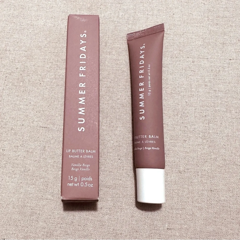 Summer Fridays | Lip Balm | Vanilla Beige • Sheer Beige